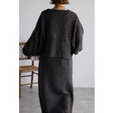 セーター付きディープVネックニットワンピース 88 002360 | BONJOUR SAGAN | 詳細画像5 