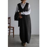 セーター付きディープVネックニットワンピース 88 002360 | BONJOUR SAGAN | 詳細画像6 