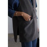 ウールライクフロントポケットベスト 88-001818 | BONJOUR SAGAN | 詳細画像9 