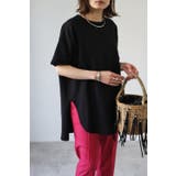 コットンサイドスリットTシャツ 96-183407 | BONJOUR SAGAN | 詳細画像14 