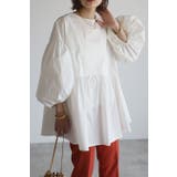 WHITE | ブラウス 長袖 ボリューム袖 | BONJOUR SAGAN