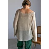 リネンライクメッシュニット | BONJOUR SAGAN | 詳細画像5 