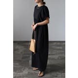 バックオープンパフスリーブコクーンワンピース 77-002538 | BONJOUR SAGAN | 詳細画像6 