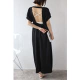 バックオープンパフスリーブコクーンワンピース 77-002538 | BONJOUR SAGAN | 詳細画像2 