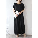 バックオープンパフスリーブコクーンワンピース 77-002538 | BONJOUR SAGAN | 詳細画像4 