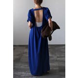 バックオープンパフスリーブコクーンワンピース 77-002538 | BONJOUR SAGAN | 詳細画像8 