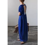 バックオープンパフスリーブコクーンワンピース 77-002538 | BONJOUR SAGAN | 詳細画像9 