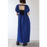 バックオープンパフスリーブコクーンワンピース 77-002538 | BONJOUR SAGAN | 詳細画像12 