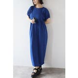 バックオープンパフスリーブコクーンワンピース 77-002538 | BONJOUR SAGAN | 詳細画像14 