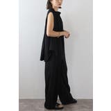 マットサテンノースリブラウス×パンツセットアップ 77-003664 | BONJOUR SAGAN | 詳細画像6 