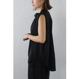 マットサテンノースリブラウス×パンツセットアップ 77-003664 | BONJOUR SAGAN | 詳細画像7 