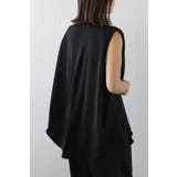 マットサテンノースリブラウス×パンツセットアップ 77-003664 | BONJOUR SAGAN | 詳細画像9 