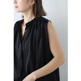 マットサテンノースリブラウス×パンツセットアップ 77-003664 | BONJOUR SAGAN | 詳細画像13 