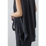 マットサテンノースリブラウス×パンツセットアップ 77-003664 | BONJOUR SAGAN | 詳細画像24 