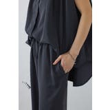 マットサテンノースリブラウス×パンツセットアップ 77-003664 | BONJOUR SAGAN | 詳細画像28 