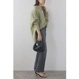 ステップカットテーパードデニムパンツ 77-003671 | BONJOUR SAGAN | 詳細画像14 