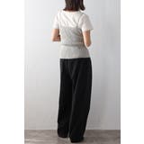 ウエストシェイプリブニットキャミソール 77-003722 | BONJOUR SAGAN | 詳細画像6 