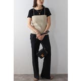 ウエストシェイプリブニットキャミソール 77-003722 | BONJOUR SAGAN | 詳細画像14 