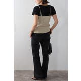 ウエストシェイプリブニットキャミソール 77-003722 | BONJOUR SAGAN | 詳細画像16 