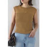 CAMEL | ビスチェドッキングノースリニット 77-003724 | BONJOUR SAGAN