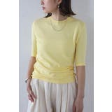 LIGHT-YELLOW | 接触冷感ダイバーニットT 77-003754 | BONJOUR SAGAN
