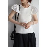 ショルダーフリルサマーニットドッキングプルオーバー 77-003782 | BONJOUR SAGAN | 詳細画像2 