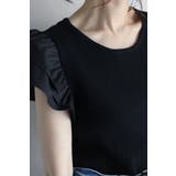 ショルダーフリルサマーニットドッキングプルオーバー 77-003782 | BONJOUR SAGAN | 詳細画像12 