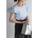 ショルダーフリルサマーニットドッキングプルオーバー 77-003782 | BONJOUR SAGAN | 詳細画像24 