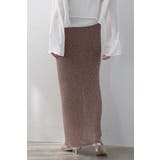 前後2WAYミックスカラーニットスカート 77-003788 | BONJOUR SAGAN | 詳細画像5 