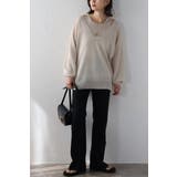 シアーニットアメスリタンク×Vネックプルオーバーセット 77-003793 | BONJOUR SAGAN | 詳細画像2 