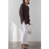 シアーニットアメスリタンク×Vネックプルオーバーセット 77-003793 | BONJOUR SAGAN | 詳細画像6 