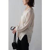 シアーニットアメスリタンク×Vネックプルオーバーセット 77-003793 | BONJOUR SAGAN | 詳細画像14 