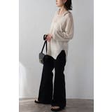 シアーニットアメスリタンク×Vネックプルオーバーセット 77-003793 | BONJOUR SAGAN | 詳細画像15 