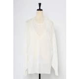 シアーニットアメスリタンク×Vネックプルオーバーセット 77-003793 | BONJOUR SAGAN | 詳細画像34 