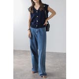 ゴールド釦ボクシーニットベスト 77-003817 | BONJOUR SAGAN | 詳細画像7 