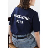 NAVY | バックナンバープリントT | BONJOUR SAGAN