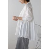 プリーツ切替バンドカラーシャツ | BONJOUR SAGAN | 詳細画像2 