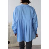 プリーツ切替バンドカラーシャツ | BONJOUR SAGAN | 詳細画像7 