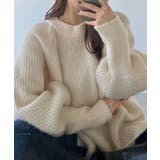 ウールタッチラウンドネックリブニット 88-003151 | BONJOUR SAGAN | 詳細画像8 