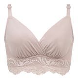 ローズベージュ | 綿混ストレッチハイブリッドハートカップブラ２５ | BRADELIS NEW YORK