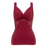 バーガンディ | 綿混キャッチャーカップレースブラキャミ２４ | BRADELIS NEW YORK