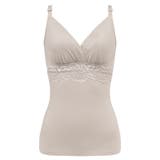 グレージュ | 綿混ストレッチハイブリッドハートカップブラキャミ２５ | BRADELIS NEW YORK
