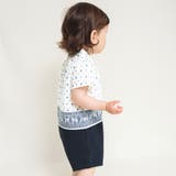 プロヴァンスプリントシャツレイヤード半袖カバーオール 子供服 キッズ | ブランシェス | 詳細画像6 
