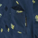 【ペア/お揃い】ミモザ刺繍半袖シャツ+ハーフパンツセット 子供服 キッズ | BRANSHES | 詳細画像25 