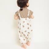 【ベビー/やわらかガーゼ】ガーゼサロペット+Tシャツセット 子供服 キッズ | BRANSHES | 詳細画像4 