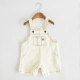 アイボリー | 【キッズとリンクコーデ】デニム／ツイル サロペット | ブランシェス