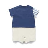 【おそろい】異素材切り替え半袖カーバーオール | ブランシェス | 詳細画像11 