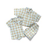 【おそろい】ぽこぽこ／サッカーチェック柄半袖カバーオール | ブランシェス | 詳細画像11 