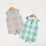 【おそろい】ブロックチェックカバーオール | ブランシェス | 詳細画像14 