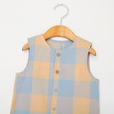 【おそろい】ブロックチェックカバーオール | ブランシェス | 詳細画像3 